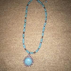 Blue necklace